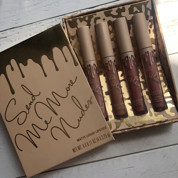 Kylie Cosmetics Other - kylie cosmetics send me more nudes matte lip set
